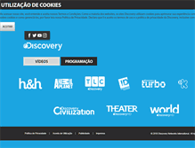 Tablet Screenshot of discoverybrasil.com